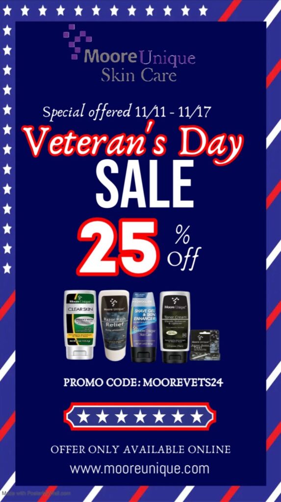 Dr. Moore Veterans Day Sale 2024